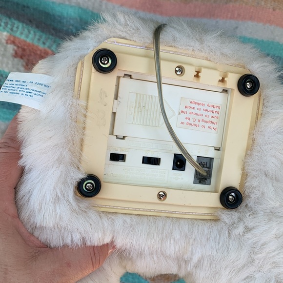 Vintage K.C. Beariphone II 1986 Teleconcepts Talking Plush Teddy Bear Phone - Picture 4 of 8